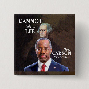 Ben Carson für Präsidenten Button