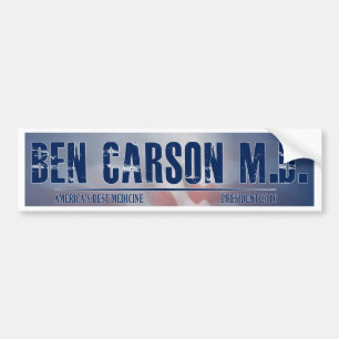 Ben Carson M.D. für Präsidenten Autoaufkleber