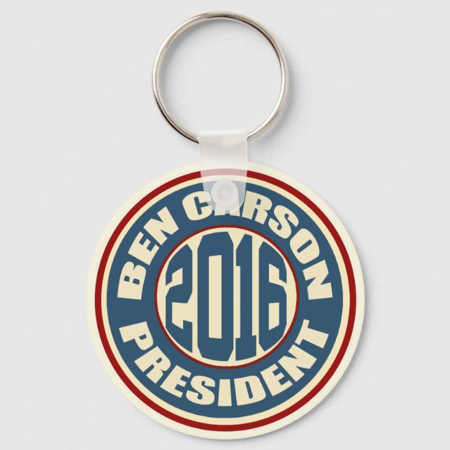 Ben Carson Präsident 2016 Schlüsselanhänger (Vorderseite)