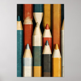 Ben-Day-Punkt-Stil: Siebdruck Glamour Pop Art Poster