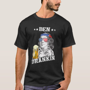 Ben Drankin 4. Juli American Patriotic T-Shirt