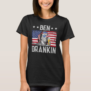 Ben Drankin 4. Juli Benjamin Franklin Men Amer T-Shirt