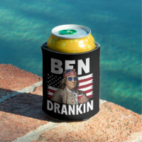Ben Drankin Beer 4. Juli Vintage Fahne Funny