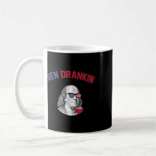 Ben Drankin T-Shirt zum vierten Juli patriotisch T Kaffeetasse