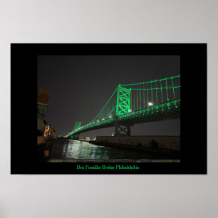 Ben Franklin Bridge Philadelphia Poster