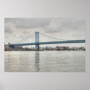 Ben Franklin Bridge Poster