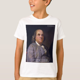Ben Franklin "Liebe Thy Neibhbor Aber.." Kostenvor T-Shirt