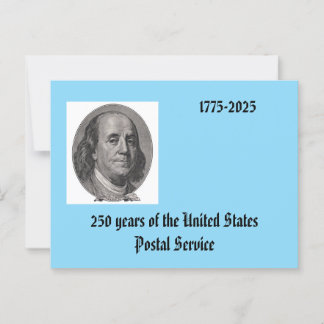 Ben Franklin Maxi Card Postkarte