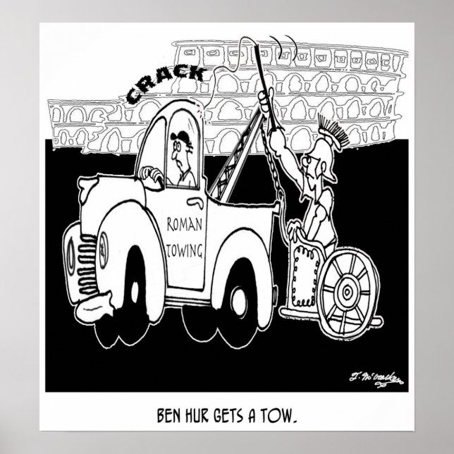 Ben Hur erhält einen Zug Poster (Vorne)