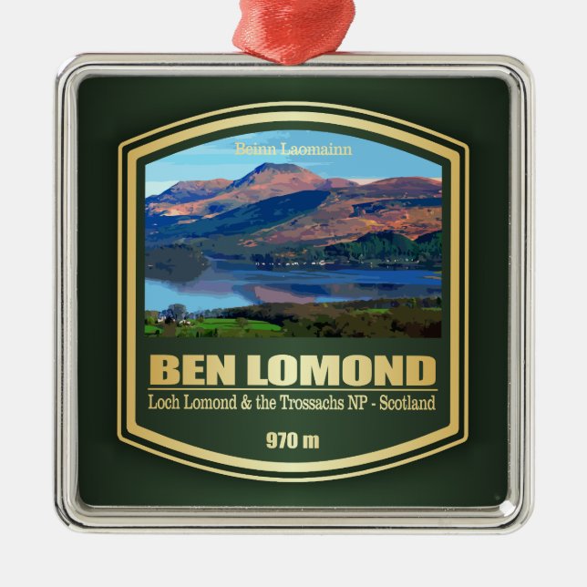 Ben Lomond (PF) Ornament Aus Metall (Vorne)