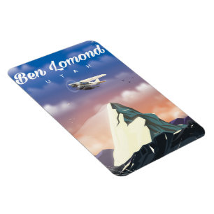 Ben Lomond, Utah Reiseplakat Magnet