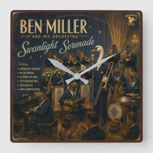 Ben Miller Orchestra Album: eine Parodie Quadratische Wanduhr
