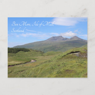Ben More Mountain, Insel Mull, Schottland Postkarte