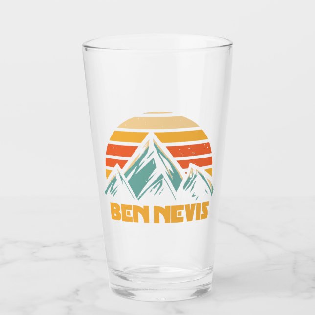 Ben Nevis Retro Turquoise Glas (Vorderseite)