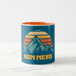 Ben Nevis Retro Turquoise Zweifarbige Tasse
