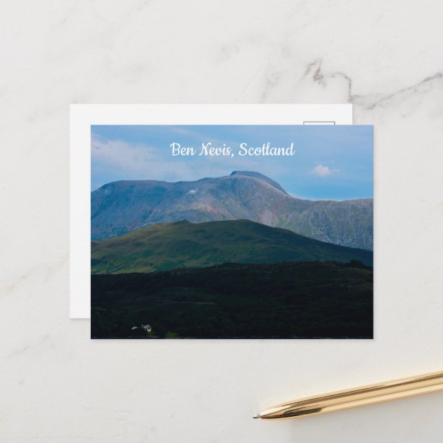Ben Nevis, Schottland Postcard Postkarte (Vorderseite/Rückseite Beispiel)