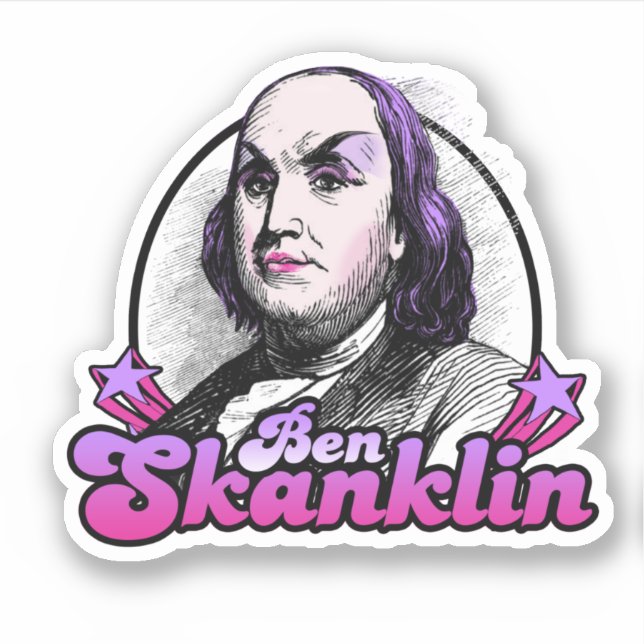 Ben Skanklin Aufkleber (Vorderseite)