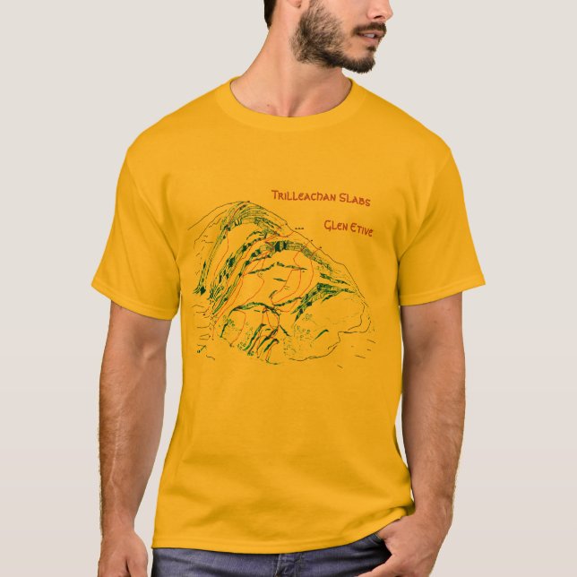Ben Trilleachan Slabs, Glen Etive, Schottland T-Shirt (Vorderseite)