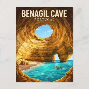 Benagil-Höhle Portugal Postkarte