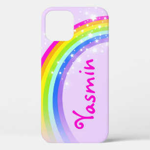 Benannt 6 Buchstaben Regenbogenviolett Mädchen ip Case-Mate iPhone Hülle