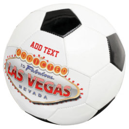 Benannt auf Las Vegas, Nevada Funny Sign Fußball