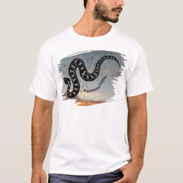 Benannt Massasauga Rattle Snake Medizin auf Sonnen T-Shirt