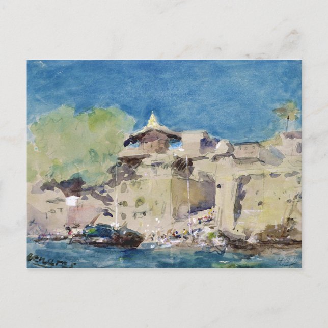 Benares Postkarte (Vorderseite)