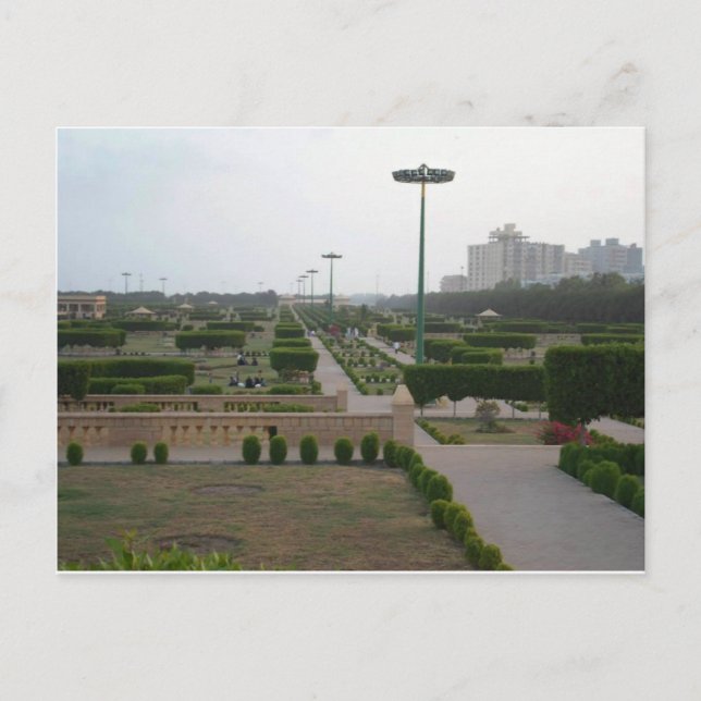 Benazir Park Landschaftliche Landschaft Principe Postkarte (Vorderseite)