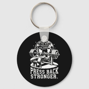Bench - Anime Bodybuilding Gym Workout Fitness Mot Schlüsselanhänger