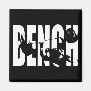 Bench Press - Gym Motivation Magnet