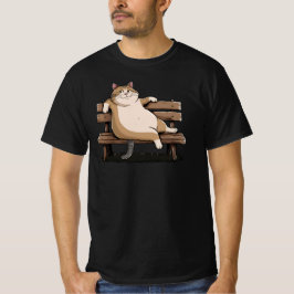 Bench Sitter Cat T-Shirt