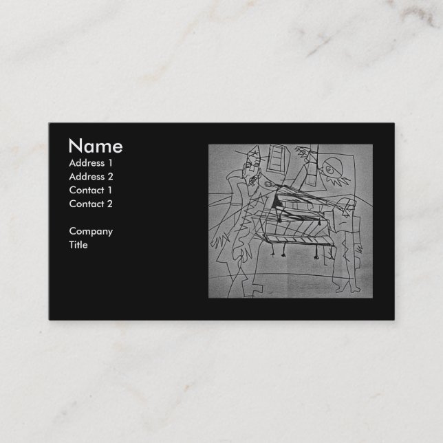 BENCH WARRANT VISITENKARTE (Vorderseite)