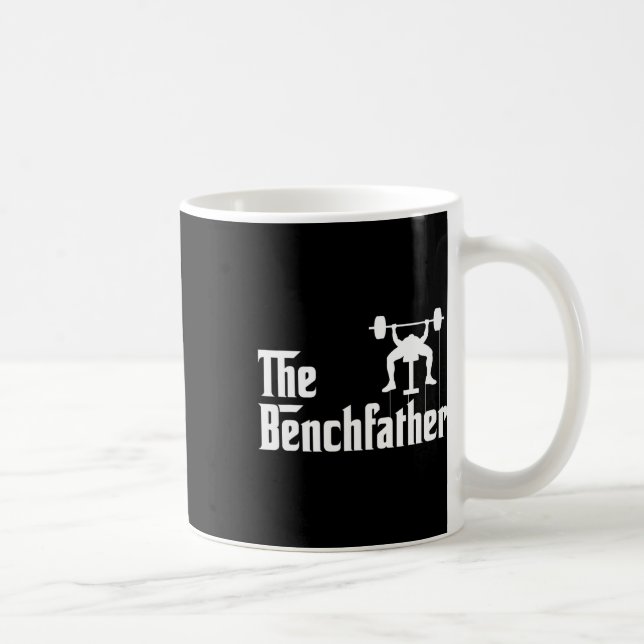 Benchvater Bodybuilding Gym Bro Funny Bench P Kaffeetasse (Rechts)