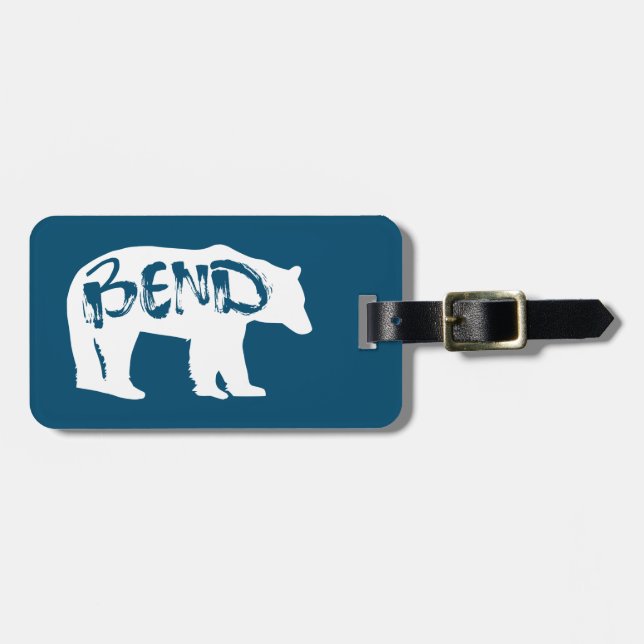 Bend Bear Gepäckanhänger (Vorderseite horizontal)