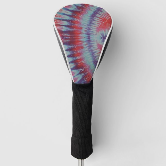 Bend Gefärbte Krawatte Golf Head Cover Headcover (Vorderseite)