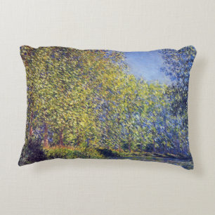 Bend in Epte River bei Giverny von Claude Monet Dekokissen