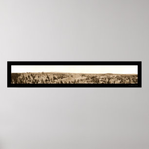 Bend OR Mountains Foto 1910 Poster