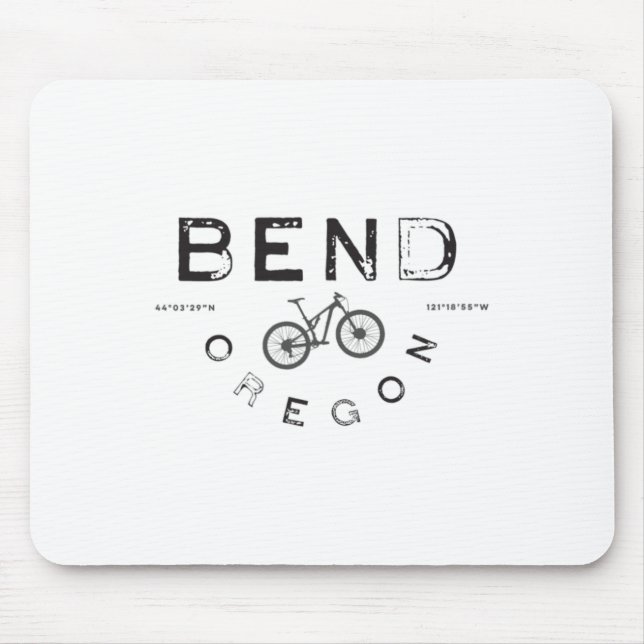 Bend Oregon Mountainbiken Mousepad (Vorne)