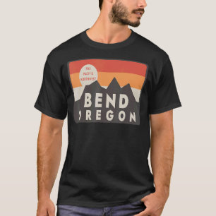 Bend Oregon Mountains Sonnenuntergang Leben im Fre T-Shirt