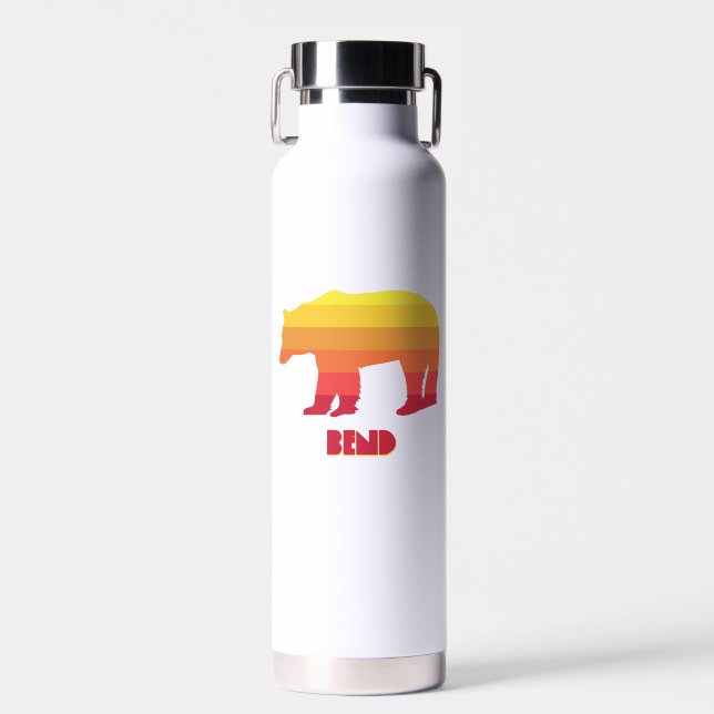 Bend Oregon Rainbow Bear Trinkflasche (Vorne)