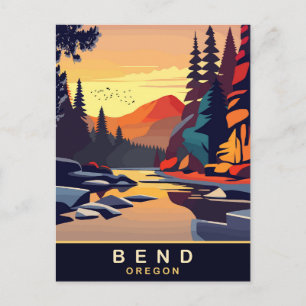 Bend, Oregon, Reisen Postkarte