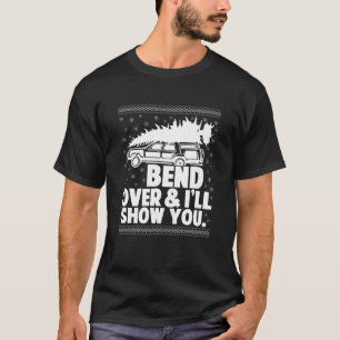 Bend Over And I'll Show You Funny Matching Pärchen T-Shirt