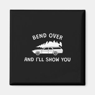 Bend Over und ich zeige dir Weihnachtscouchpassage Magnet