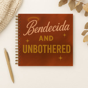 "Bendecida und Unbothered" individuelles Journal  Notizbuch