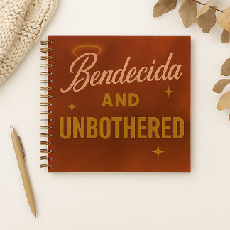 "Bendecida und Unbothered" individuelles Journal Notizbuch