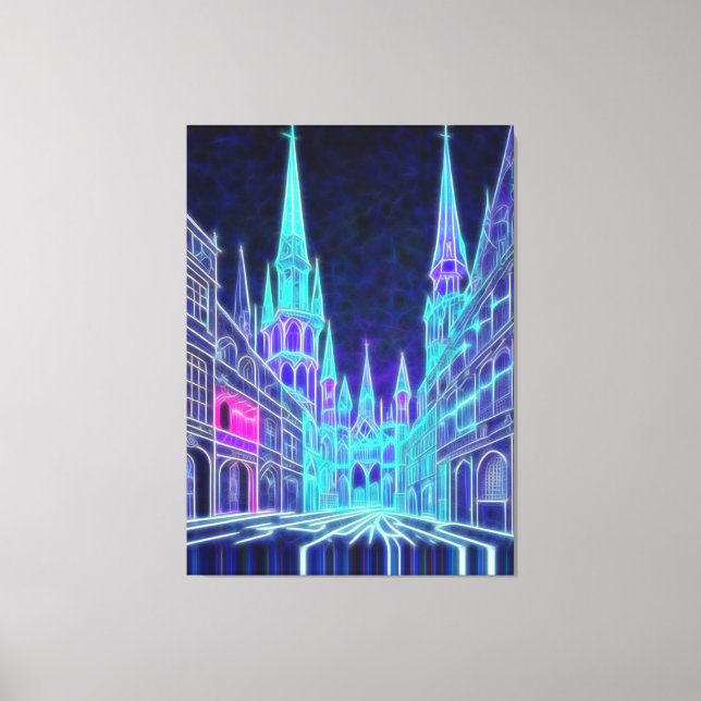 Bending Acropolis Leinwanddruck (Vorderseite)