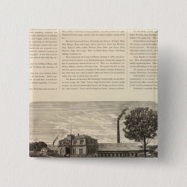 Benedict und Burnham Manufacturing Company Button (Vorderseite)