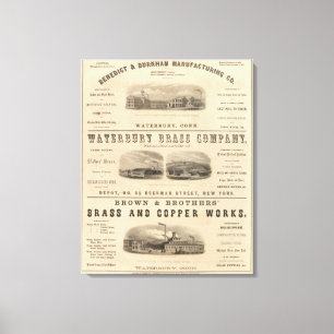 Benedict und Burnham Manufacturing Company Leinwanddruck