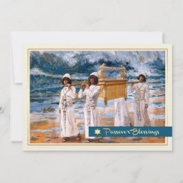 Bénédiction de la Pâque. Carte de voeux pour les b