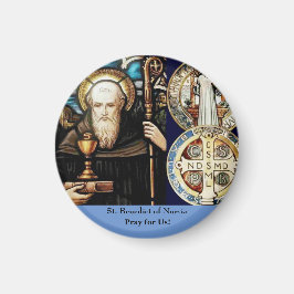 Benedikt von Nursia Magnet